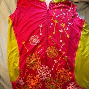 Vibrant Pink and Green Women's Jersey